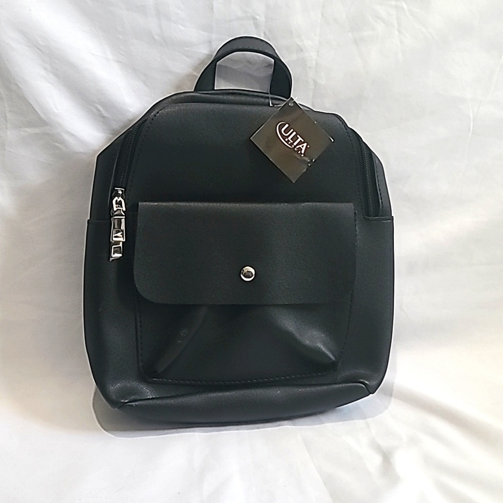 Ulta Beauty Black Mini Backpack NWT